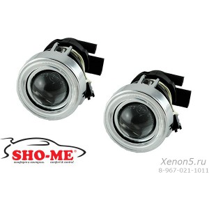 Линзы в противотуманные фары SHO-ME AF-H3-230 с ангельскими глазками