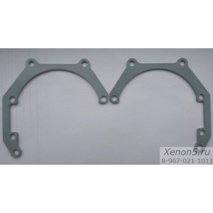 Переходная рамка Toyota Land Cruiser 200 2013 - 2015 Светодиодный модуль GTR / Optima BI-LED (Комплект, 2 шт)